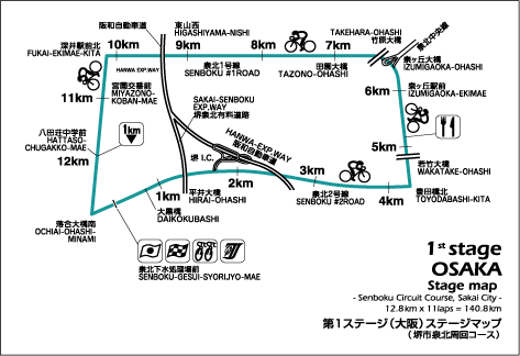 #1 OSAKA Stage Map | 大阪ステージマップ